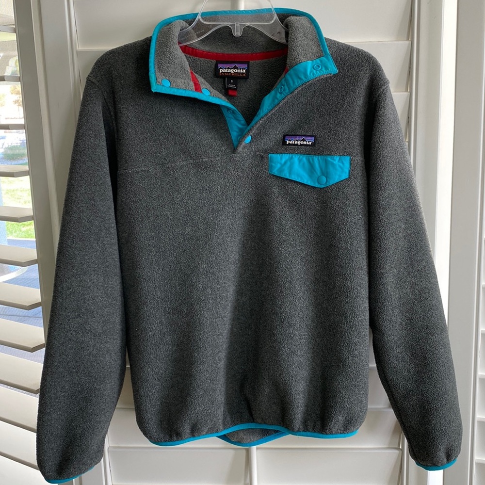 Patagonia womens snap T synchilla pullover size small